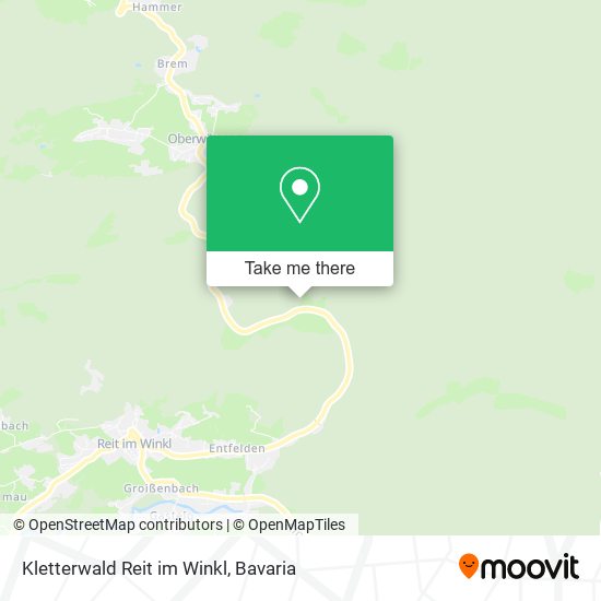 Kletterwald Reit im Winkl map
