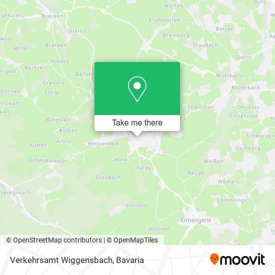 Verkehrsamt Wiggensbach map