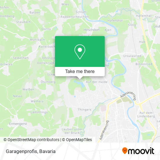 Карта Garagenprofis