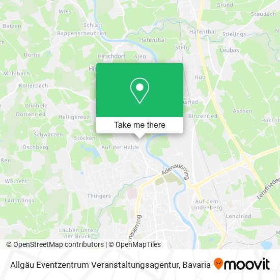 Allgäu Eventzentrum Veranstaltungsagentur map