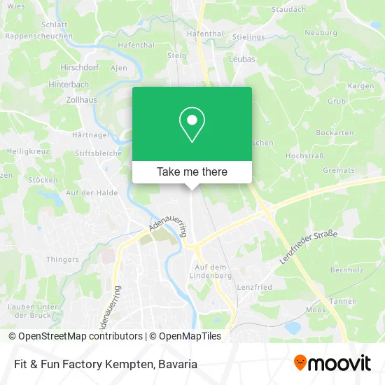 Карта Fit & Fun Factory Kempten