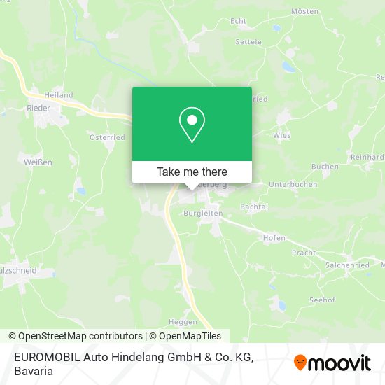 EUROMOBIL Auto Hindelang GmbH & Co. KG map