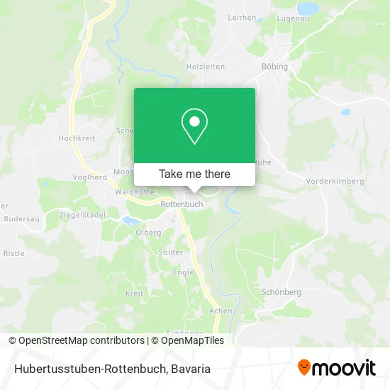 Карта Hubertusstuben-Rottenbuch