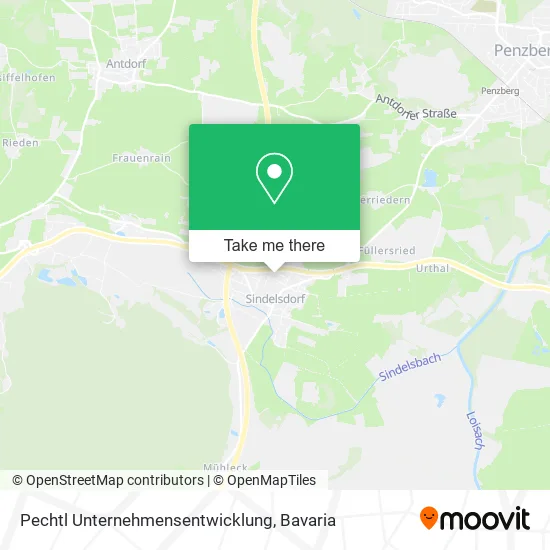 Карта Pechtl Unternehmensentwicklung