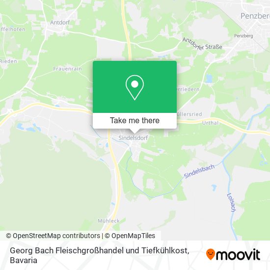 Georg Bach Fleischgroßhandel und Tiefkühlkost map