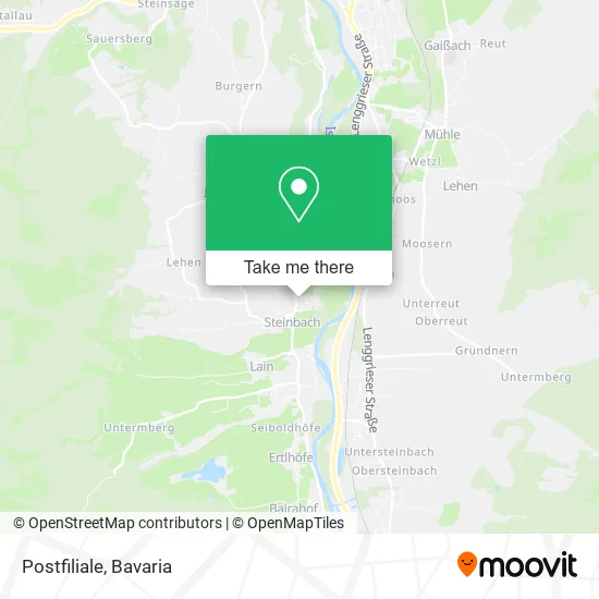 Карта Postfiliale