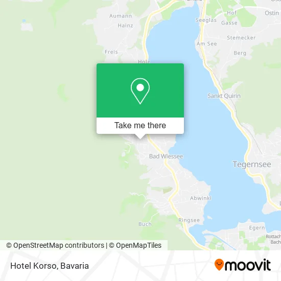 Hotel Korso map