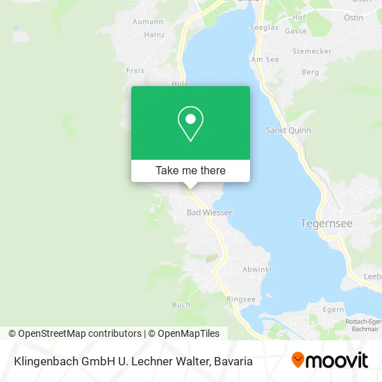 Карта Klingenbach GmbH U. Lechner Walter
