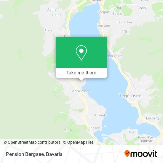 Pension Bergsee map