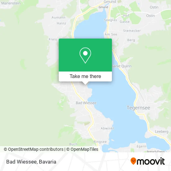 Карта Bad Wiessee