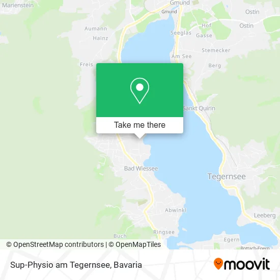Карта Sup-Physio am Tegernsee