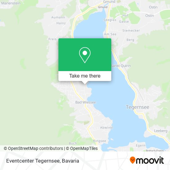 Eventcenter Tegernsee map