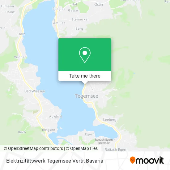 Карта Elektrizitätswerk Tegernsee Vertr