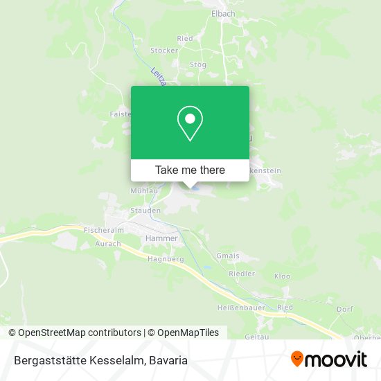 Bergaststätte Kesselalm map