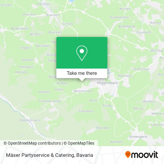 Mäser Partyservice & Catering map