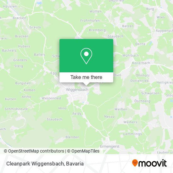 Карта Cleanpark Wiggensbach