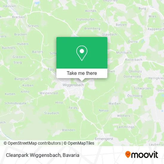 Карта Cleanpark Wiggensbach