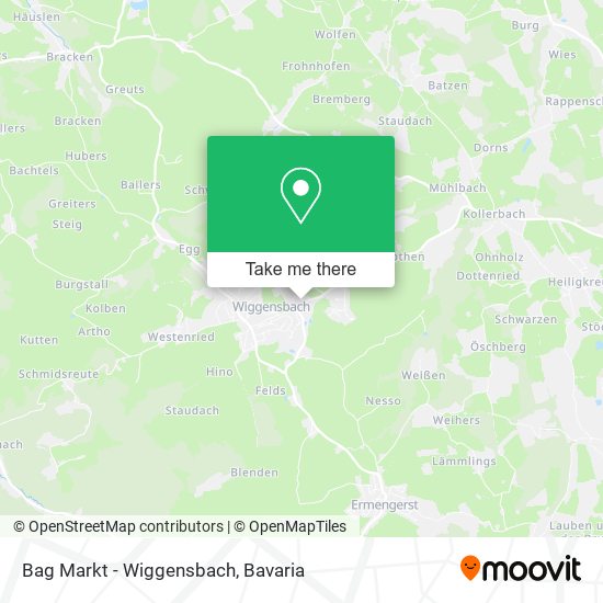 Bag Markt - Wiggensbach map