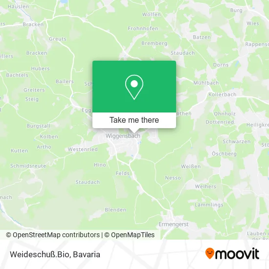Карта Weideschuß.Bio