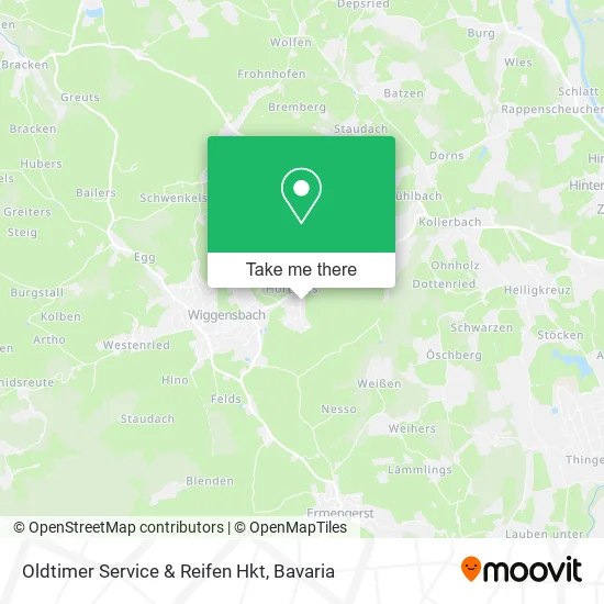 Карта Oldtimer Service & Reifen Hkt