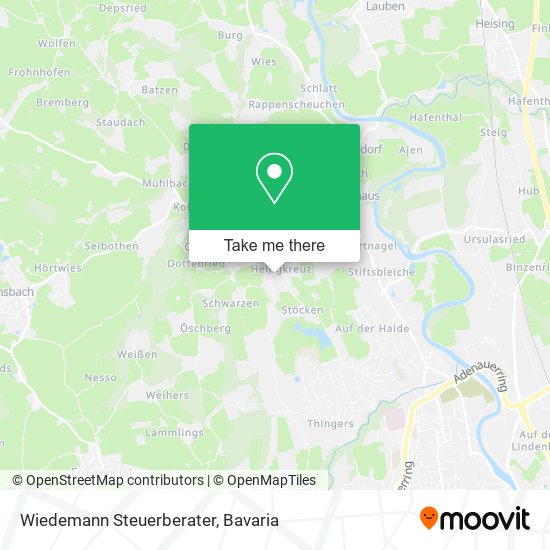 Wiedemann Steuerberater map