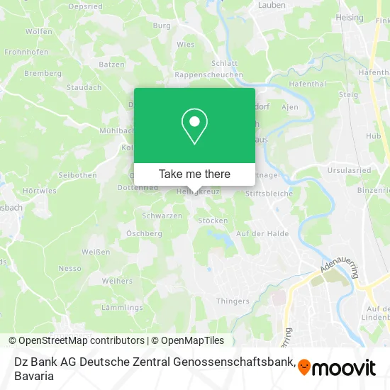 Карта Dz Bank AG Deutsche Zentral Genossenschaftsbank
