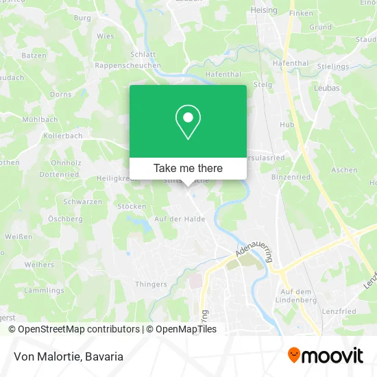 Карта Von Malortie