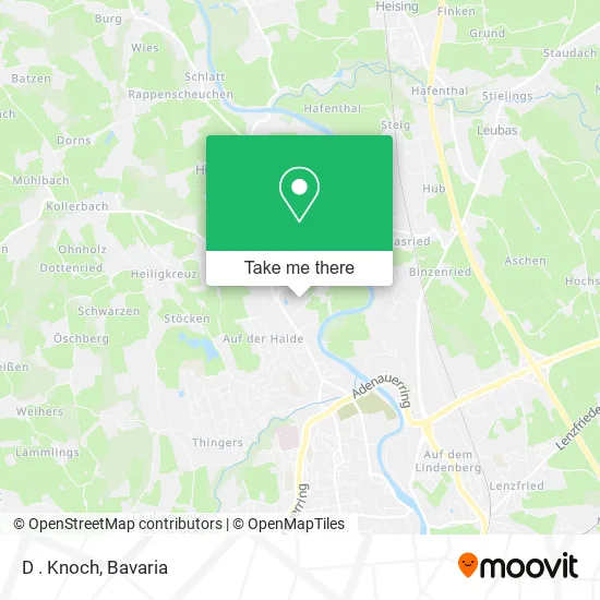 Карта D . Knoch