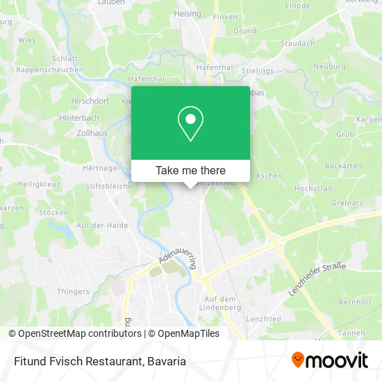Fitund Fvisch Restaurant map
