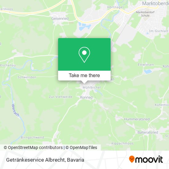 Getränkeservice Albrecht map