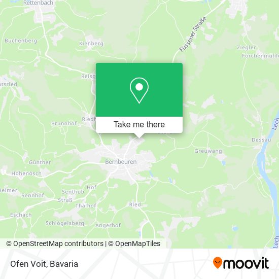 Ofen Voit map