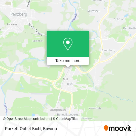 Карта Parkett Outlet Bichl