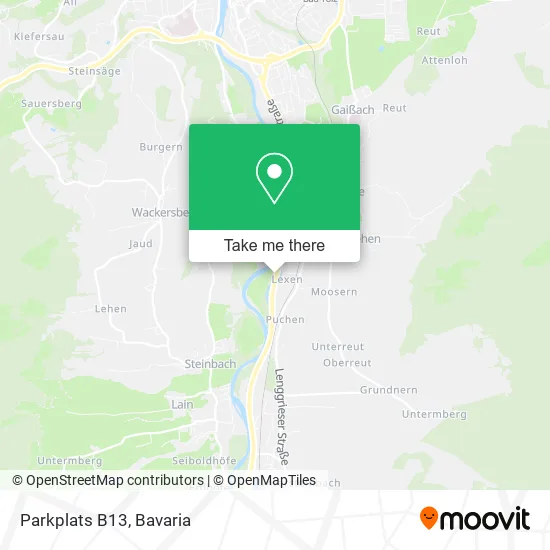 Карта Parkplats B13