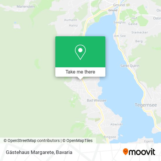 Gästehaus Margarete map