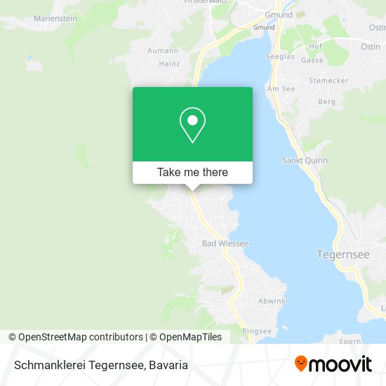 Schmanklerei Tegernsee map