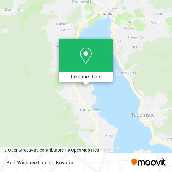Bad Wiessee Urlaub map