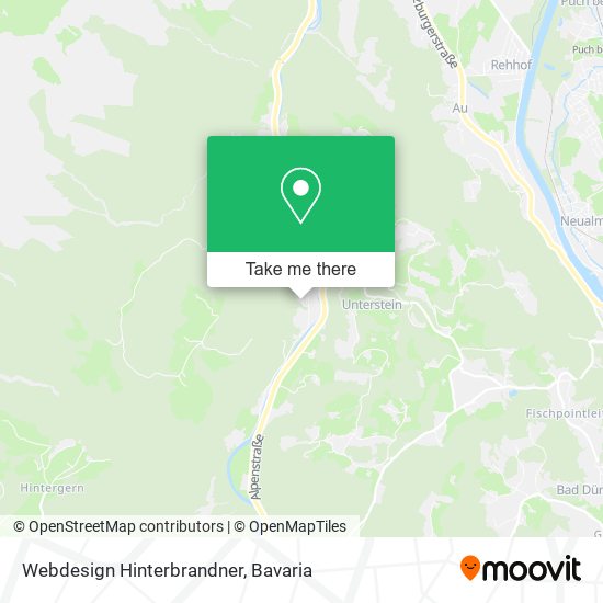 Карта Webdesign Hinterbrandner