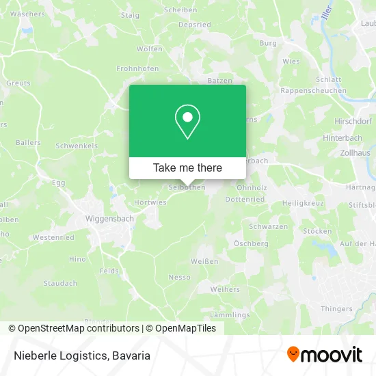 Карта Nieberle Logistics