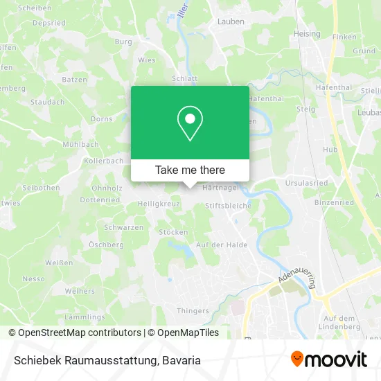 Карта Schiebek Raumausstattung