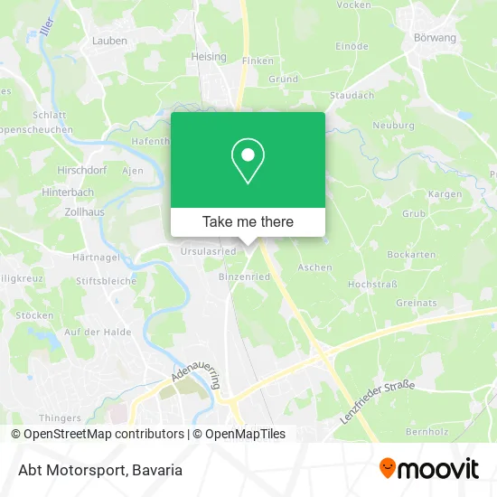 Карта Abt Motorsport