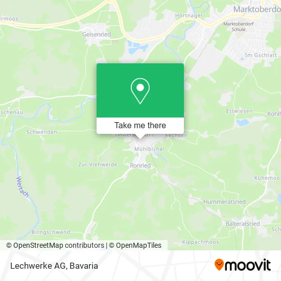 Карта Lechwerke AG