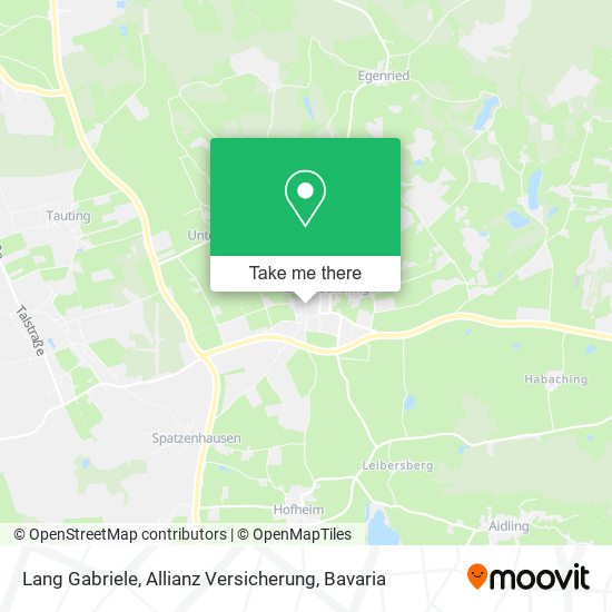 Карта Lang Gabriele, Allianz Versicherung