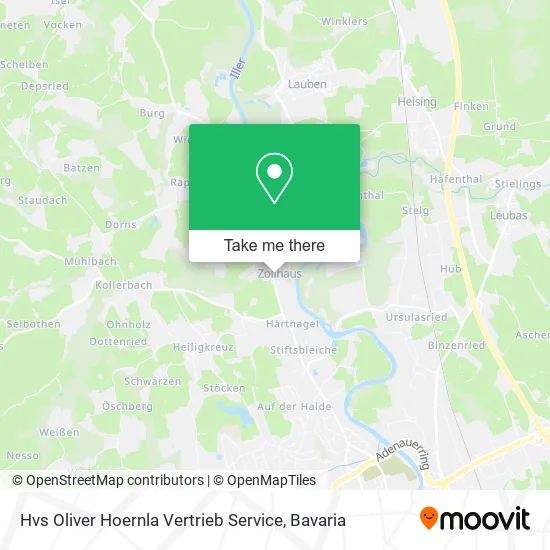 Карта Hvs Oliver Hoernla Vertrieb Service