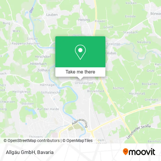 Карта Allgäu GmbH