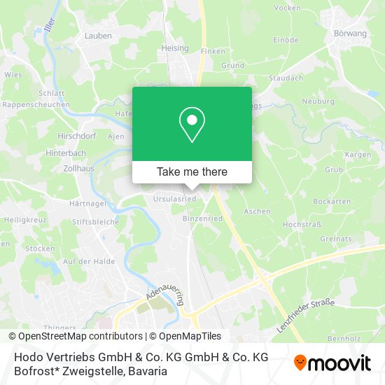 Hodo Vertriebs GmbH & Co. KG GmbH & Co. KG Bofrost* Zweigstelle map