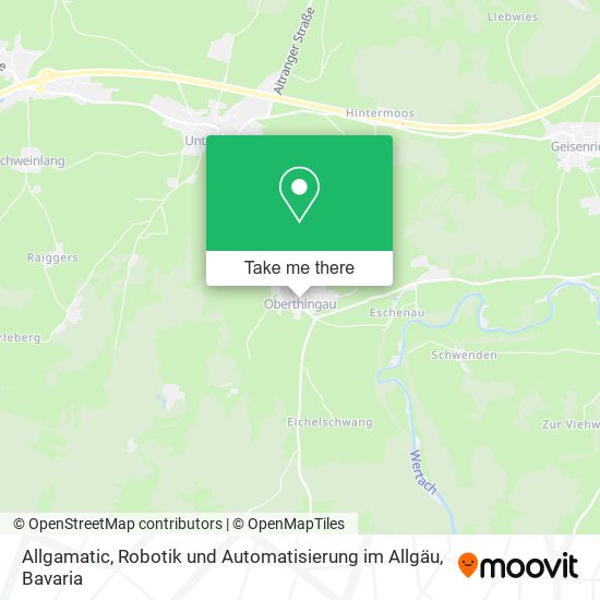 Карта Allgamatic, Robotik und Automatisierung im Allgäu