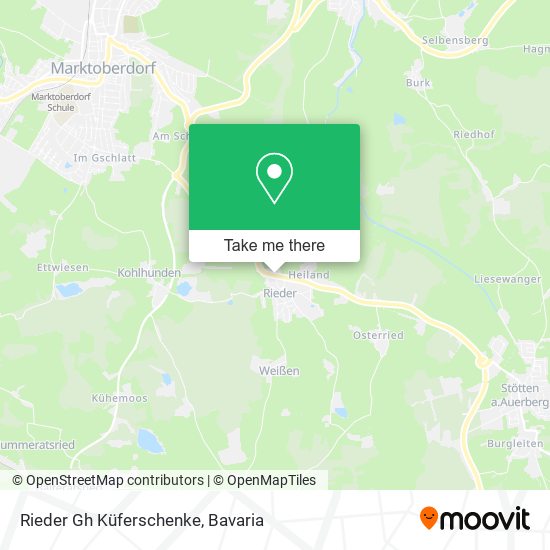 Rieder Gh Küferschenke map