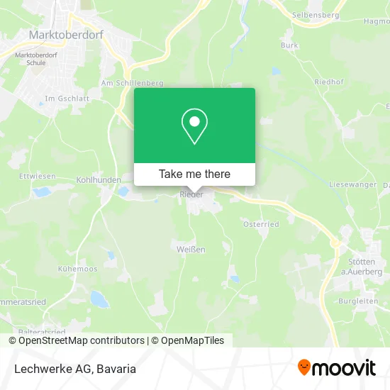 Карта Lechwerke AG