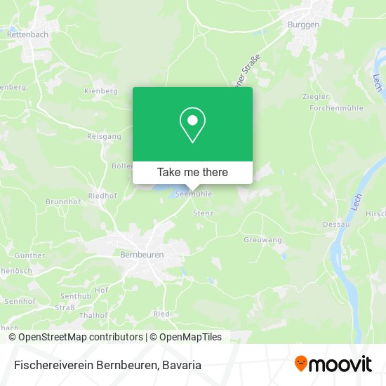 Карта Fischereiverein Bernbeuren