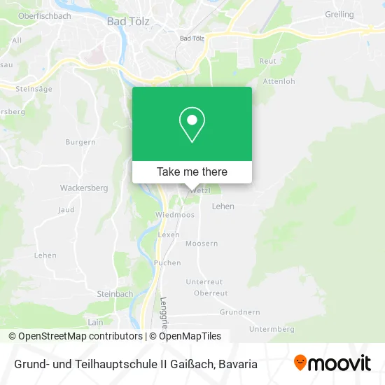 Grund- und Teilhauptschule II Gaißach map